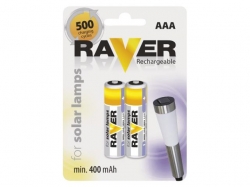 Acumulator Ni-MH Micro (AAA R03) 1.2V 400mAh Raver NIMH-AAA-400-BL2-RV