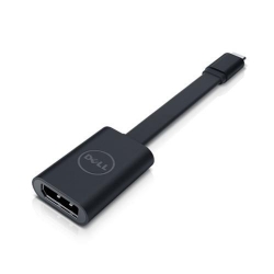 Adaptor Dell USB-C Male - Display Port Female, Black