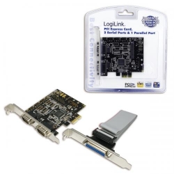 Adaptor Logilink PC0033 PCI-Express - Serial (2 porturi) + Paralel (1 port)