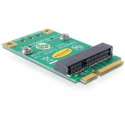 Adaptor Mini PCI Express half-size la full-size, Delock 65229