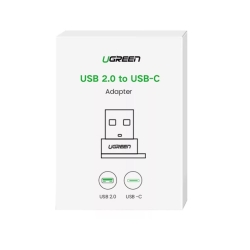 Adaptor OTG Ugreen US280, USB-A (T) la USB-C(M), Negru 
