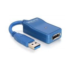 Adaptor Delock 61754, USB 3.0 - USB 3.0, Blue