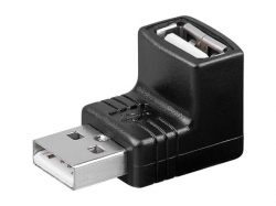 Adaptor USB2.0 tata -> USB mama in unghi 90°; Cod EAN: 4040849689208