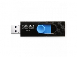 Stick Memorie AData UV320 128GB, USB 3.1, Black-Blue