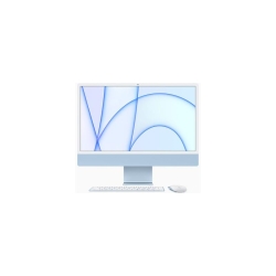 All-In-One PC Apple iMac 24 inch 4.5K Retina, Procesor Apple M1, 16GB RAM, 512GB SSD, 8 core GPU, Mac OS Big Sur, INT keyboard, Blue
