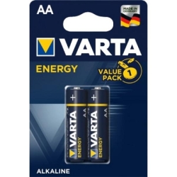 Baterie alcalina Mignon (AA,R6) 1,5V 4106 Varta Energy BAT-LR6-E-BL2-VAR