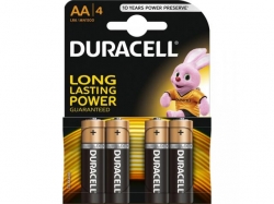 Baterie alcalina Mignon (AA R6) 1.5V MN1500 Duracell Basic BAT-LR6-BC-BL4-DUR