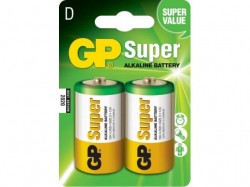 Baterie alcalina R20 (D) 2 buc/blister Super GP; Cod EAN: 4891199000003 - pret pe bucata