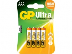Baterie alcalina R3 (AAA) 4 buc/blister Ultra GP; Cod EAN: 4891199027659 - pret pe bucata