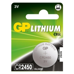 Baterie GP CR2450, 3V lithium, blister 1 buc 