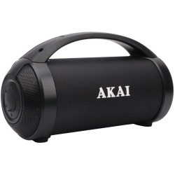 Boxa portabila Akai ABTS-21H, Bluetooth, USB, Aux in, radio FM, lumini difuzor, functie True Wireless Stereo, indicator LED nivel baterie