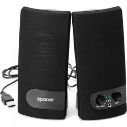 Boxe Spacer SPB-216 2.0, USB, Black