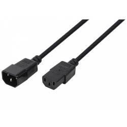 Cablu alimentare Logilink CP091, C14 - C13, 1.8m, Black