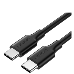 Cablu alimentare si date Ugreen US286, USB Type-C la USB Type-C 60W, 2m, Negru - 10306
