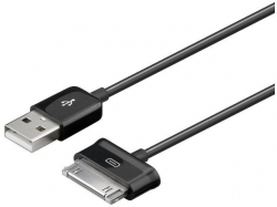 Cablu date USB 1.2m Samsung Galaxy Tab, negru DATC-SAM-GAL-BU