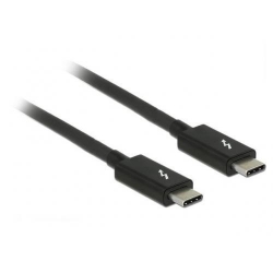 Cablu de date Delock 84845 Thunderbolt 3, USB-C - USB-C, 1m, Black