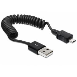 Cablu de date Delock extensibil, USB - Micro USB, 20-60cm ,Black