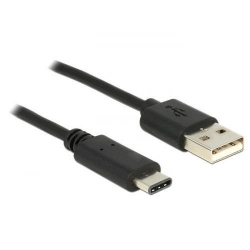 Cablu de date Delock USB 2.0 - USB-C, 0.5m, Black