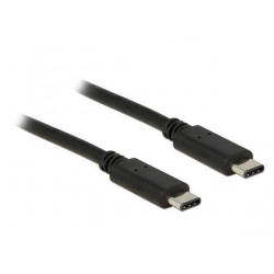Cablu de date Delock USB-C - USB-C, 1m Black