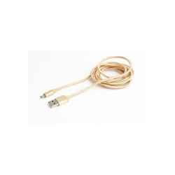 Cablu de date Gembird, USB 2.0 - MicroUSB, 1.8m, Gold