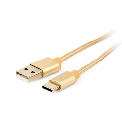 Cablu de date Gembird, USB - USB-C, 1.8m, Gold