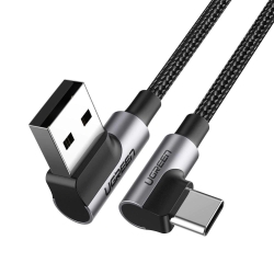 Cablu de date Ugreen 20855, USB - USB-C, 0.5m, Black