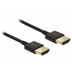 Cablu Delock HDMI Male - HDMI Male, Ethernet, 2m, Black