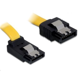 Cablu Delock SATA up - SATA straight, 20cm, Yellow