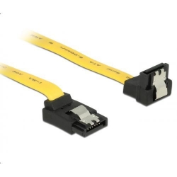 Cablu Delock SATA3 up - SATA3 down, 70cm, yellow