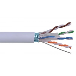 Cablu Well FTP cat. 5e cu sufa, 8 fire din cupru 0.50 mm, 1m