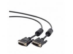Cablu Gembird, DVI D - DVI D, 4.5m, Black, Bulk