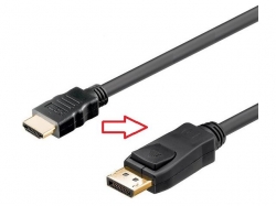 Cablu HDMI male - DisplayPort male 2M