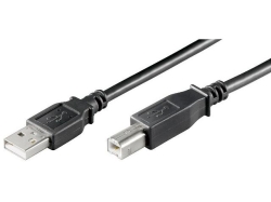 Cablu imprimanta USB 2.0 5m A tata la B tata, negru AB-LC-BK/5,0-BU