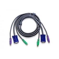 Cablu KVM Aten 2L-5002P/C, 1.8m, Black