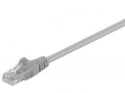 Cablu retea (patch) CAT5e UTP 3m 2xRJ45, neecranat, gri UTP-GY/3,0-BU