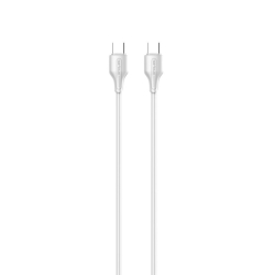 Cablu Serioux TYPE-C - TYPE-C Lungime: 100 cm Ieșire: 65W Tip cablu: USB-C la USB-C Culoare: Alb Funcție: încărcare și sincronizare