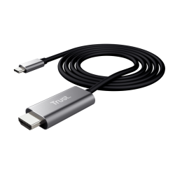 Cablu Trust Calyx 23332, USB-C la HDMI, 1.8m, Black