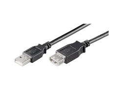 Cablu USB 2.0 A tata -  A mama 0.6m Goobay; Cod EAN: 4040849686252
