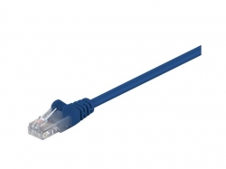 Cablu UTP CAT5 albastru  0.25m, Goobay; Cod EAN: 4040849686085