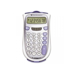 CALCULATOR de BIROU Texas Instruments TI-1706 SV, 8-digit, giant SuperView display and dual power, change sign (+/-) \