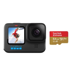 Camera de actiune GoPro H10B SB+SD Card 64GB5.3K, 23MP, Procesor GP2, HyperSmooth 4.0 \