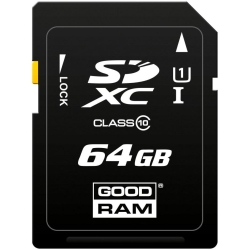 Card de memorie SDXC Goodram 64GB,UHS I,cls 10, S1A0-0640R12