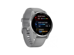 Ceas Smartwatch Garmin Venu 2 Plus, Powder Gray/Silver
