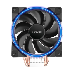 Cooler procesor Pccooler GI-X5B V2, racire cu aer, ventilator 120 mm x 1, 1800 rpm, LED albastru