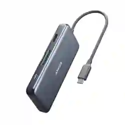 Docking Station Anker A8346, 7 in 1, HDMI, PD, USB-C, microSD & SD, 2x USB 3.0
