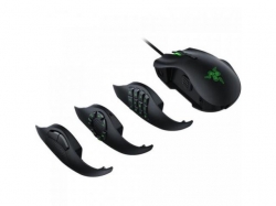 Mouse Optic Razer Naga Trinity, RGB LED, USB, Black-Green