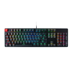 Tastatura mecanica gaming Glorious PC Gaming Race GMMK Full-Size, iluminare RGB, switch Gateron Brown, US-Layout, Negru