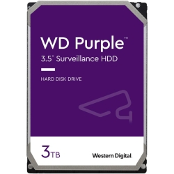 HDD WD New Purple, 3TB, SATA III, 3.5”, 64MB