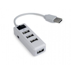 HUB USB Gembird UHB-U2P4-21, 4x USB 2.0, White