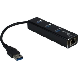 Hub USB Inter-Tech Argus IT-310, 3x USB, Black